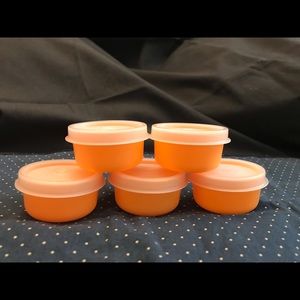 Tupperware Set of 5 Smidgets - Rare Color!
